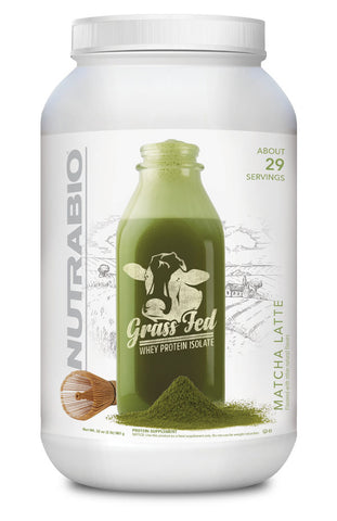 NutraBio Grass-Fed Whey Protein Isolate 29 Servings