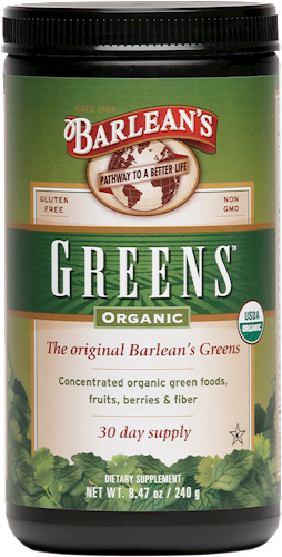 Barleans Organic Greens 30 Servings