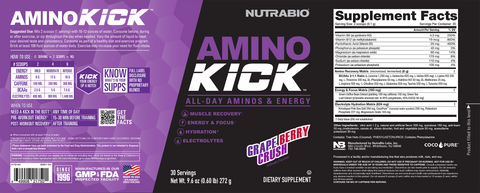 NutraBio Amino Kick