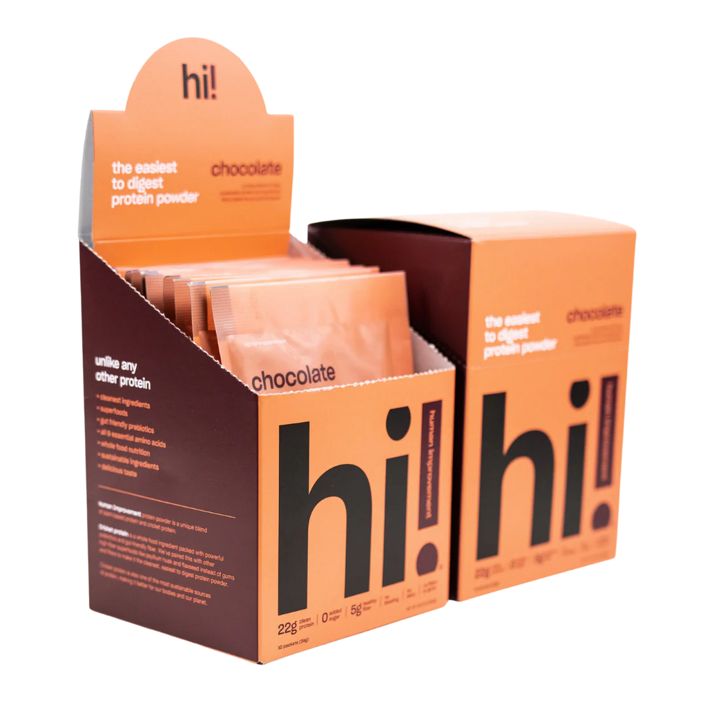 hi! Human Improvement Protein Chocolate 10 Ct. Packets